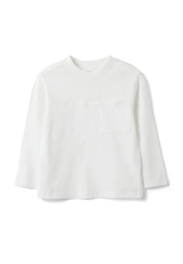 Комплект из 3 футболок с длинным рукавом, Ovs White, белый/синий — фото 2
