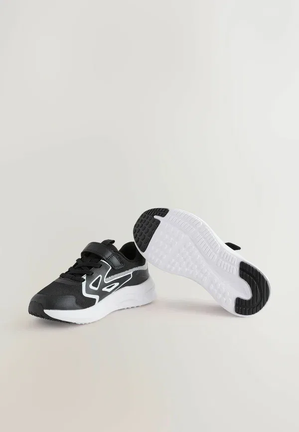 Кроссовки с липучкой Regular fit Next black, white, белый/черный — фото 4