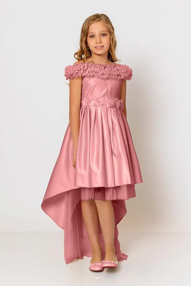 Детское платье для девочек с принтом Incity, Powder Pink