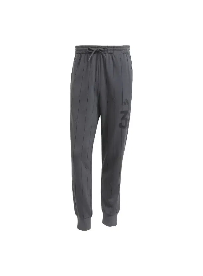 Штаны спортивные с мягкой футерной тканью Seasonal essentials us sport Adidas, серый