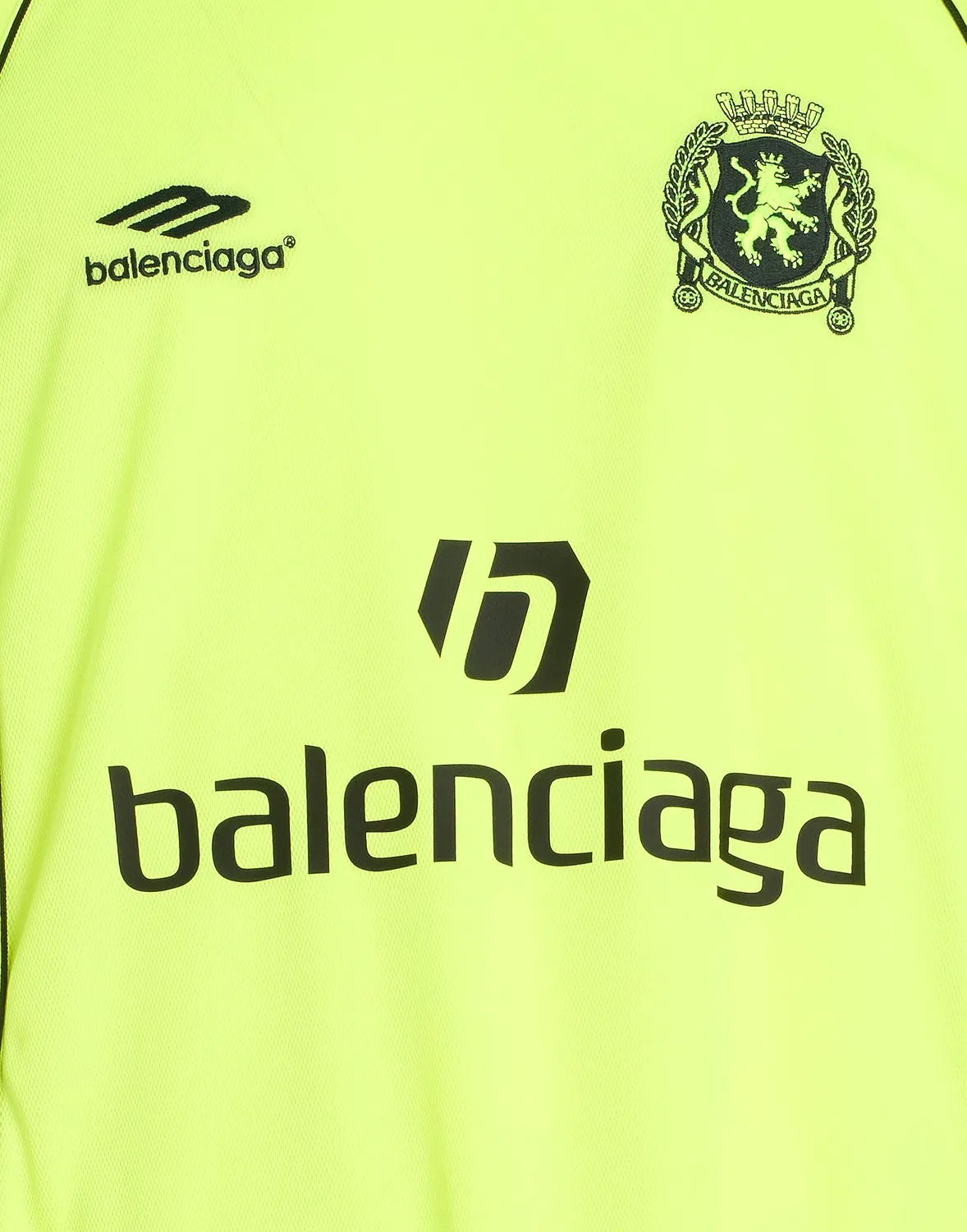 Мужская футболка с логотипом Athletic T-Shirt Balenciaga, желтый — фото 4