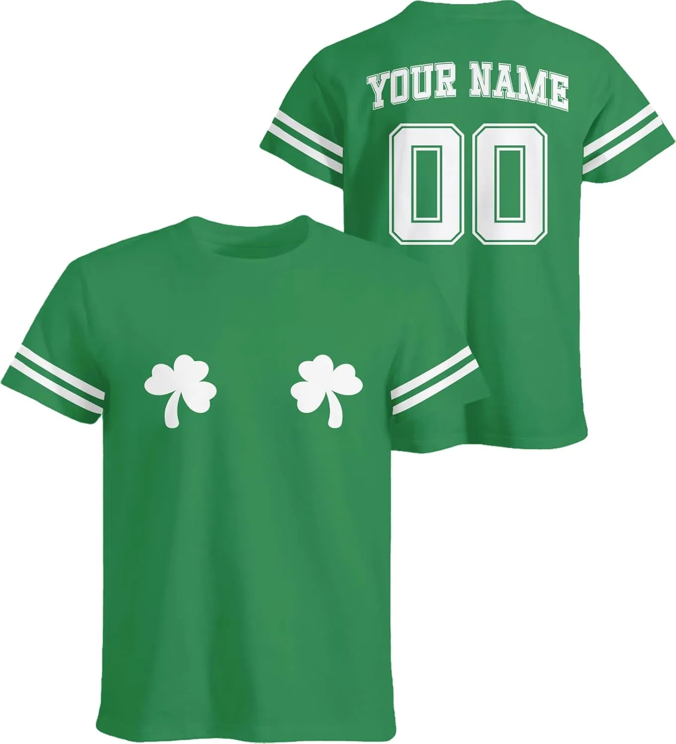 Футболка с трилистником Custom, Green