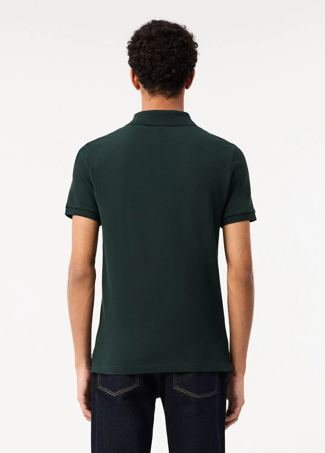 Поло Lacoste L.12.12 Slim Fit, green — фото 2