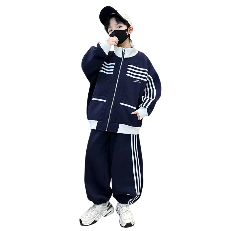 Детский спортивный костюм с капюшоном Lanza, Navy Blue
