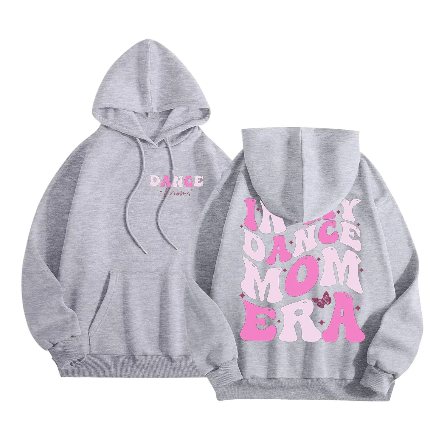 Женский худи с принтом Unisex Hooded Sweatshirt с капюшоном, 2-grey