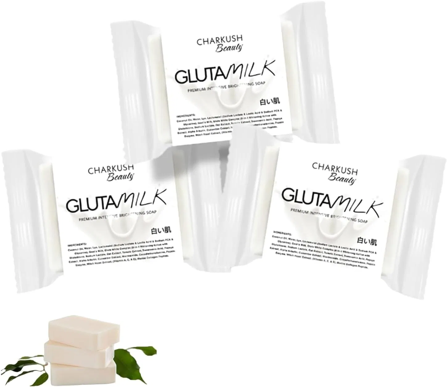 Мыло Glutamilk Milk Soap, 3 шт., 4000 мл Nqnfwcrj