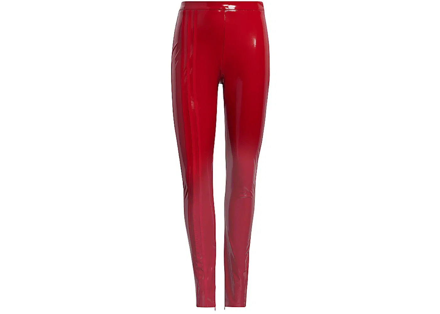 Женские брюки прямого кроя из латекса Ivy Park Adidas, Red