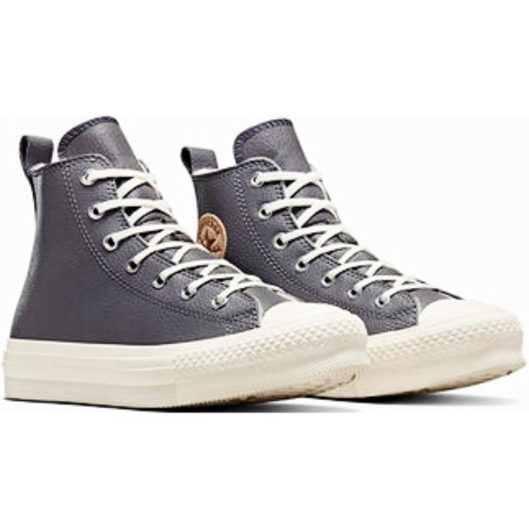 Chuck Taylor All Star High Top детские скейтбординг кроссовки gray для подростков Converse, серый — фото 4