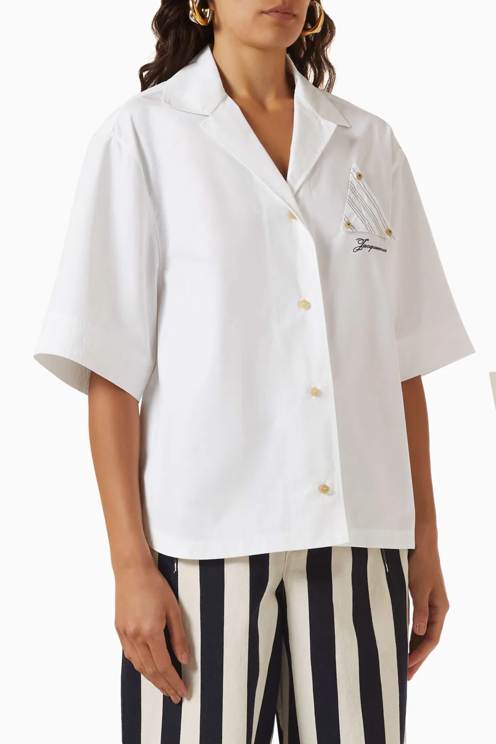 Рубашка оверсайз La Chemise Marin Jacquemus