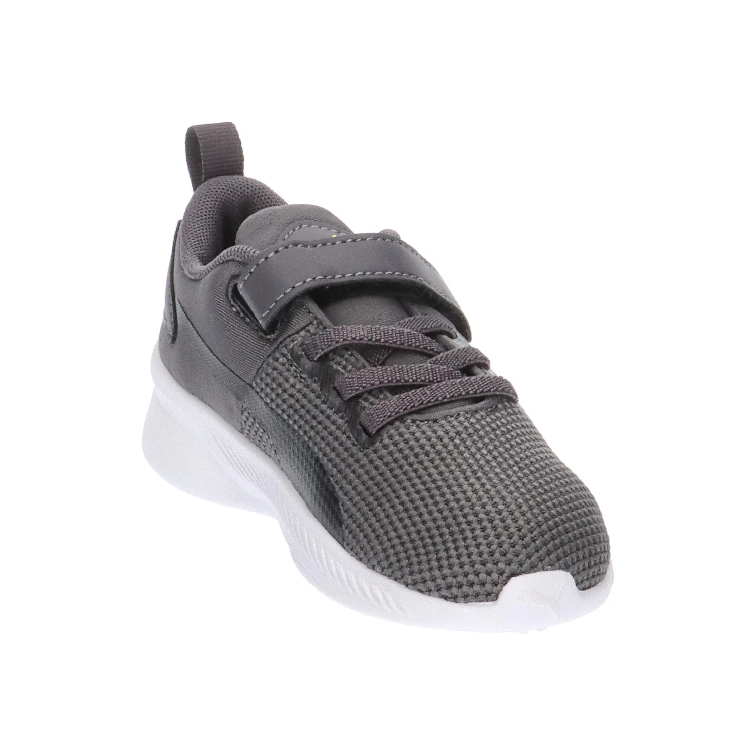 Детские кроссовки с дышащим верхом Flyer Runner V Inf Puma, Grau Schwarz — фото 2