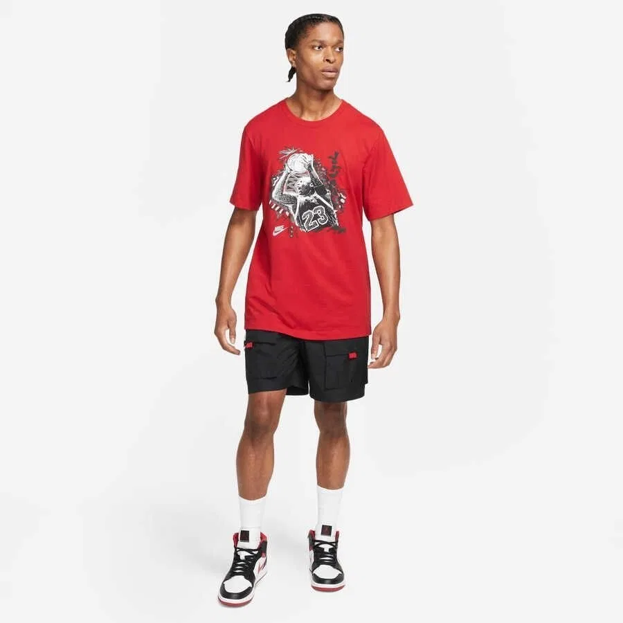 Спортивная футболка с принтом Air Jordan Mj Vintage Gfx Nike, Красный — фото 2
