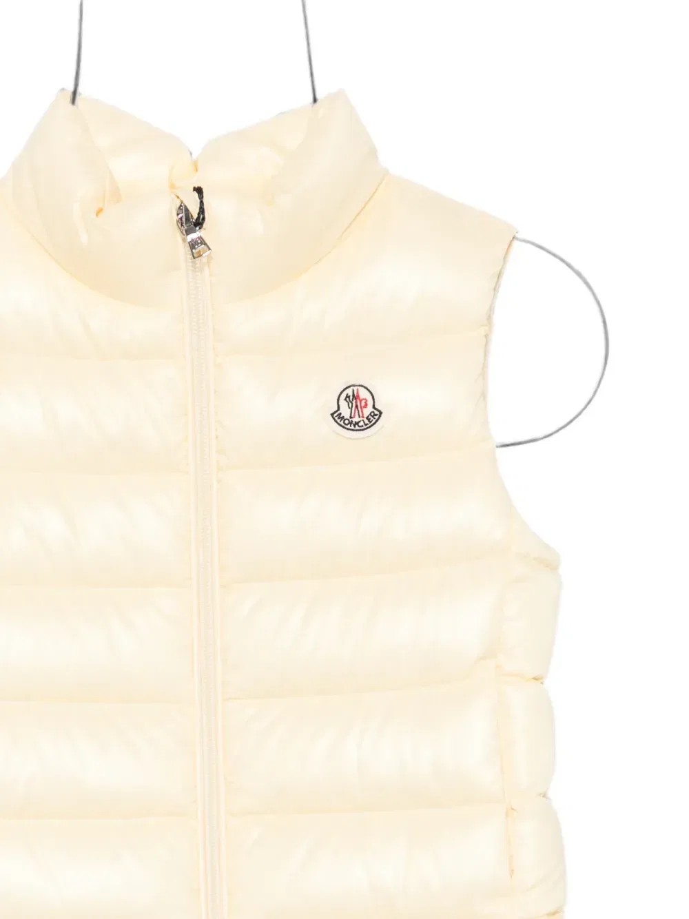 Утепленный жилет Ghany Moncler Enfant, желтый — фото 3