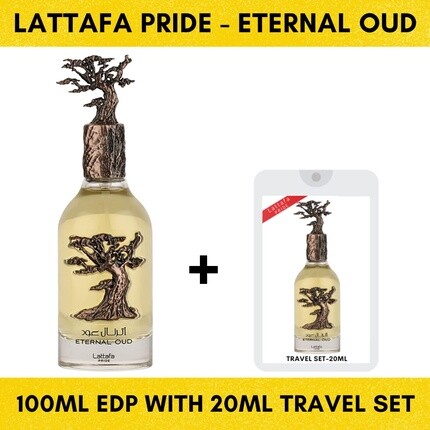 Eternal Oud EDP 100 мл с тестером дорожного размера 20 мл унисекс от Lattafa Perfumes — фото 2