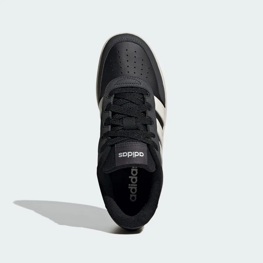 Кроссовки с дерматиновым верхом adidas Sportswear Breakbase Kids, Черно-белый — фото 4