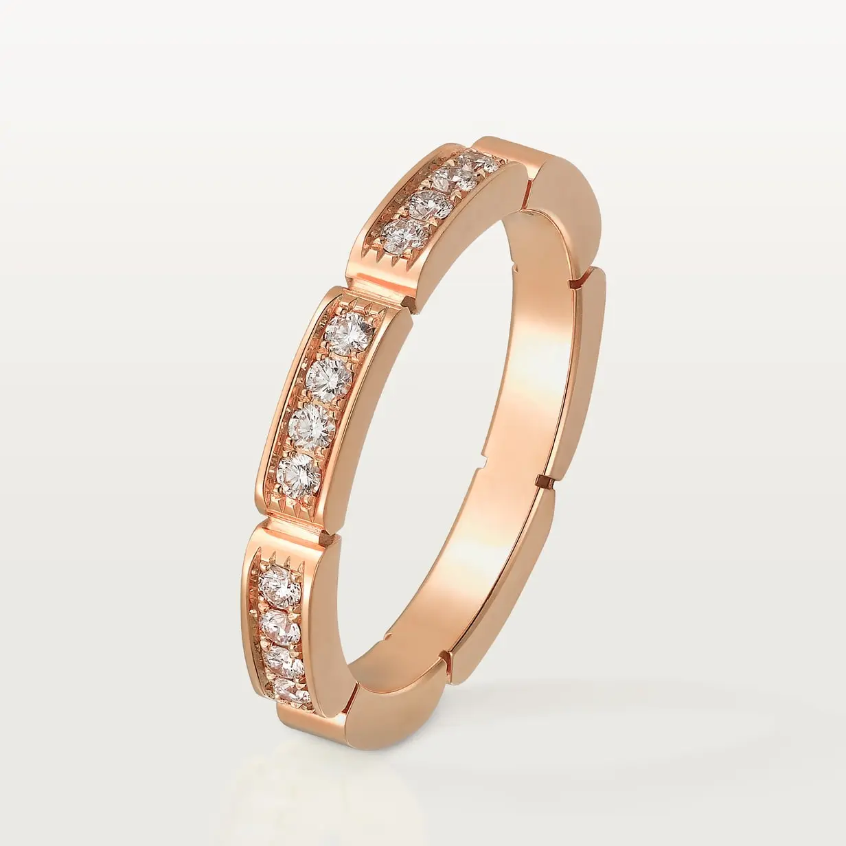 

Кольцо Cartier Maillon Panthere Wedding, розовое золото/бриллианты
