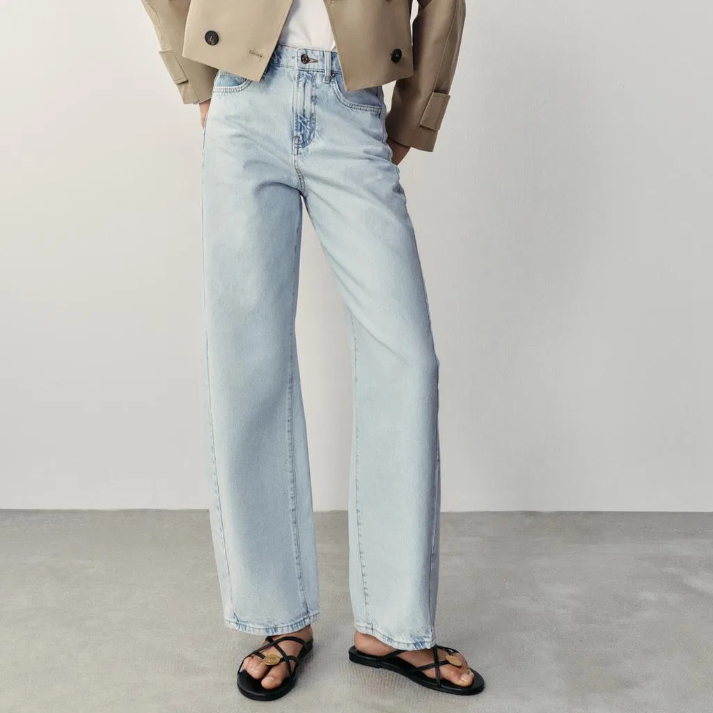 Женские джинсы Light Blue ZARA, Light Blue — фото 4
