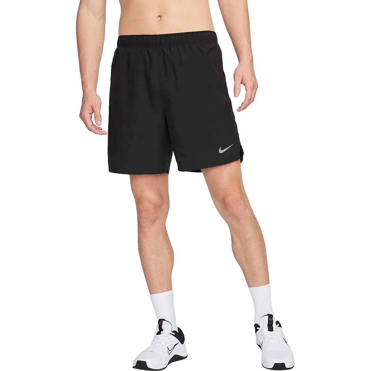 Мужские шорты с зауженным кроем Nike, Black Black Black Reflective Silv