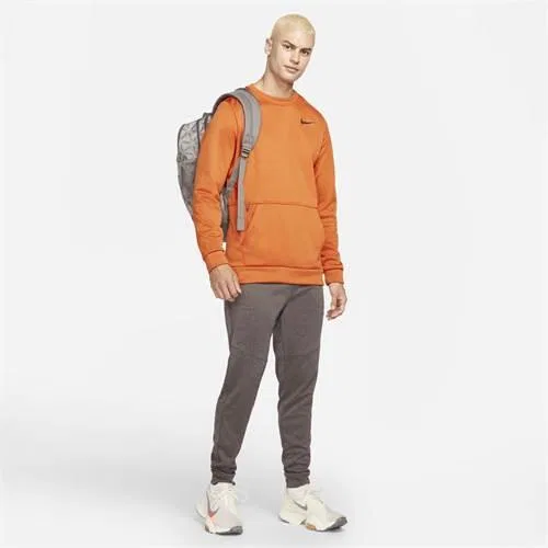 Мужской свитшот с принтом Nike Therma, Orange — фото 4