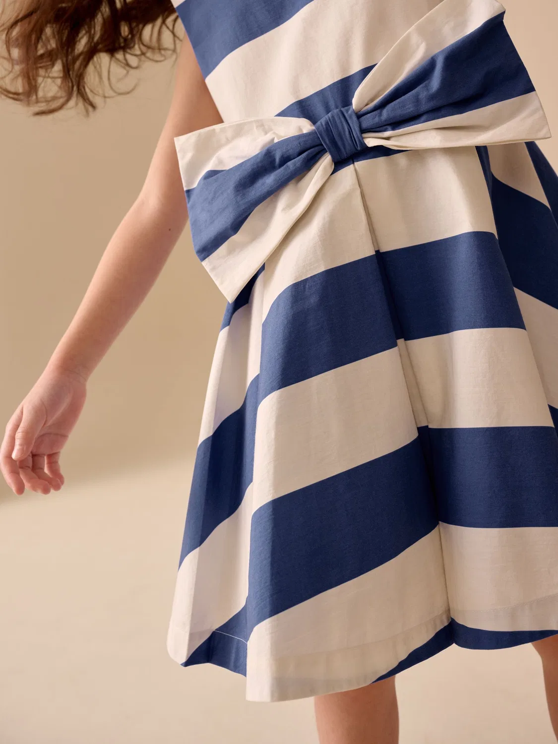 Платье для особых случаев Blue Stripe Bow Next, синий — фото 4