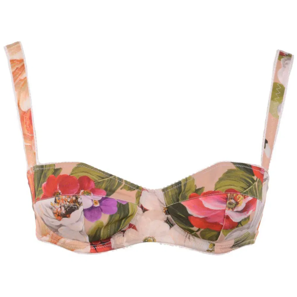 Женский бюстгальтер с цветочным принтом Dolce & gabbana, Multicolor