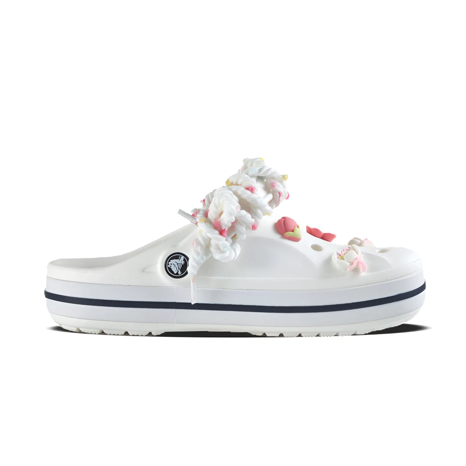 Детские сабо Bayaband Clog Crocs, White — фото 3