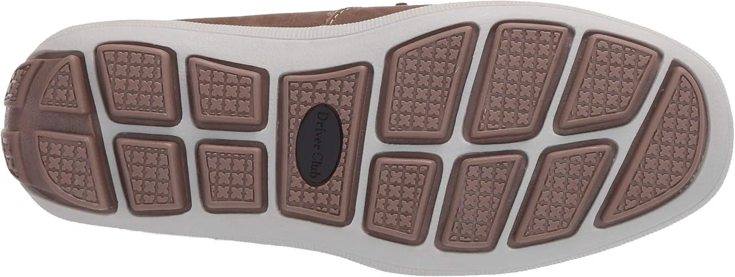 Детские лоферы с фактурной кожей Driver Club USA, Earth Nubuck — фото 4