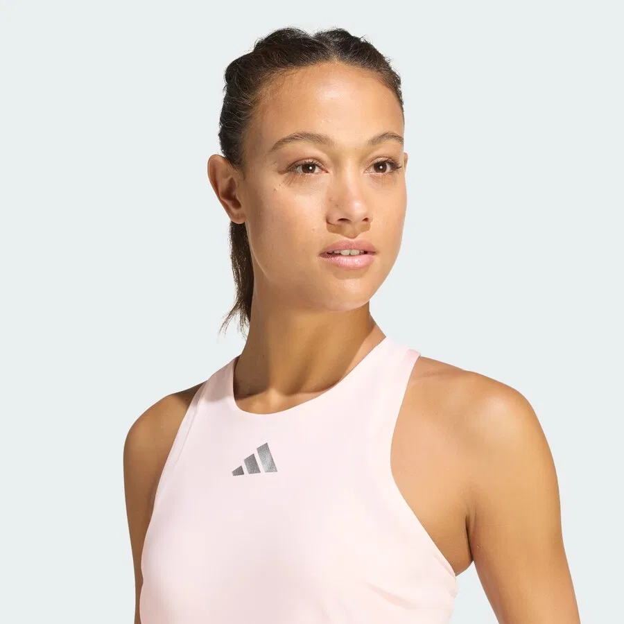 Спортивная футболка ADIDAS PERFORMANCE пастельно-розового цвета — фото 2