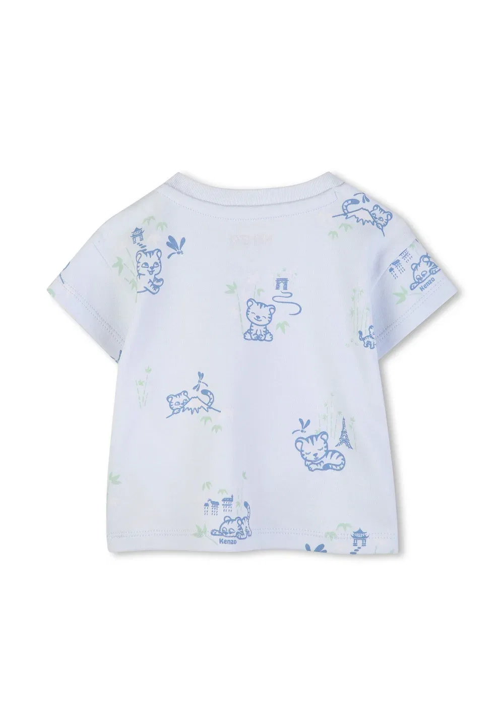 Ensemble t-shirt et pantalon - спортивные штаны Kenzo Kids, Medieval Blue — фото 4