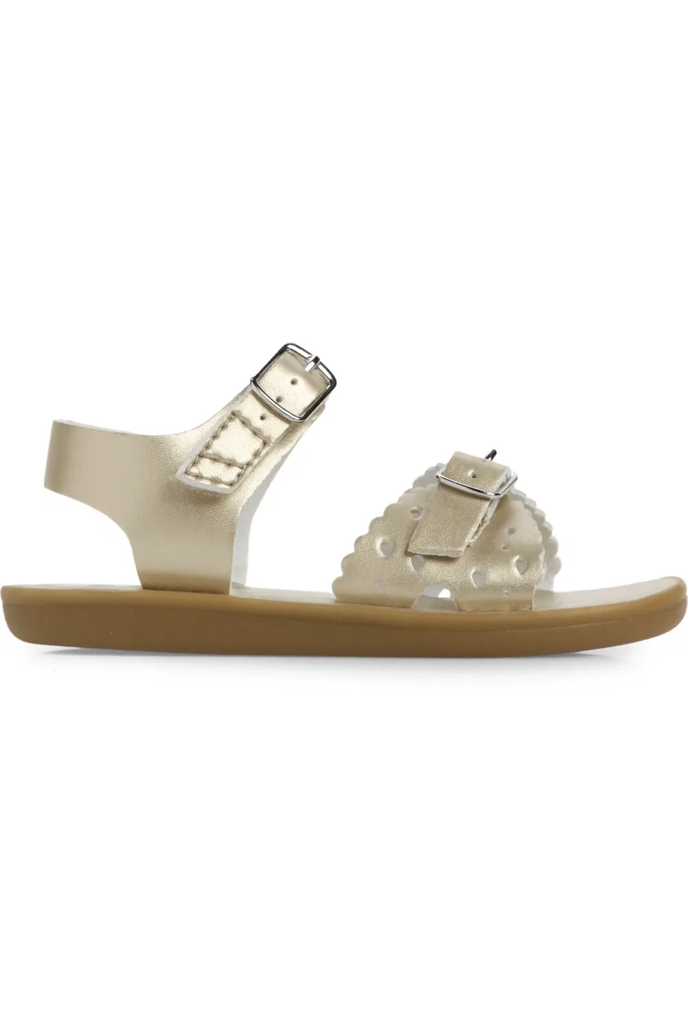 Сандалии детские водонепроницаемые Eco-Ariel Footmates, Soft Gold Micro — фото 3
