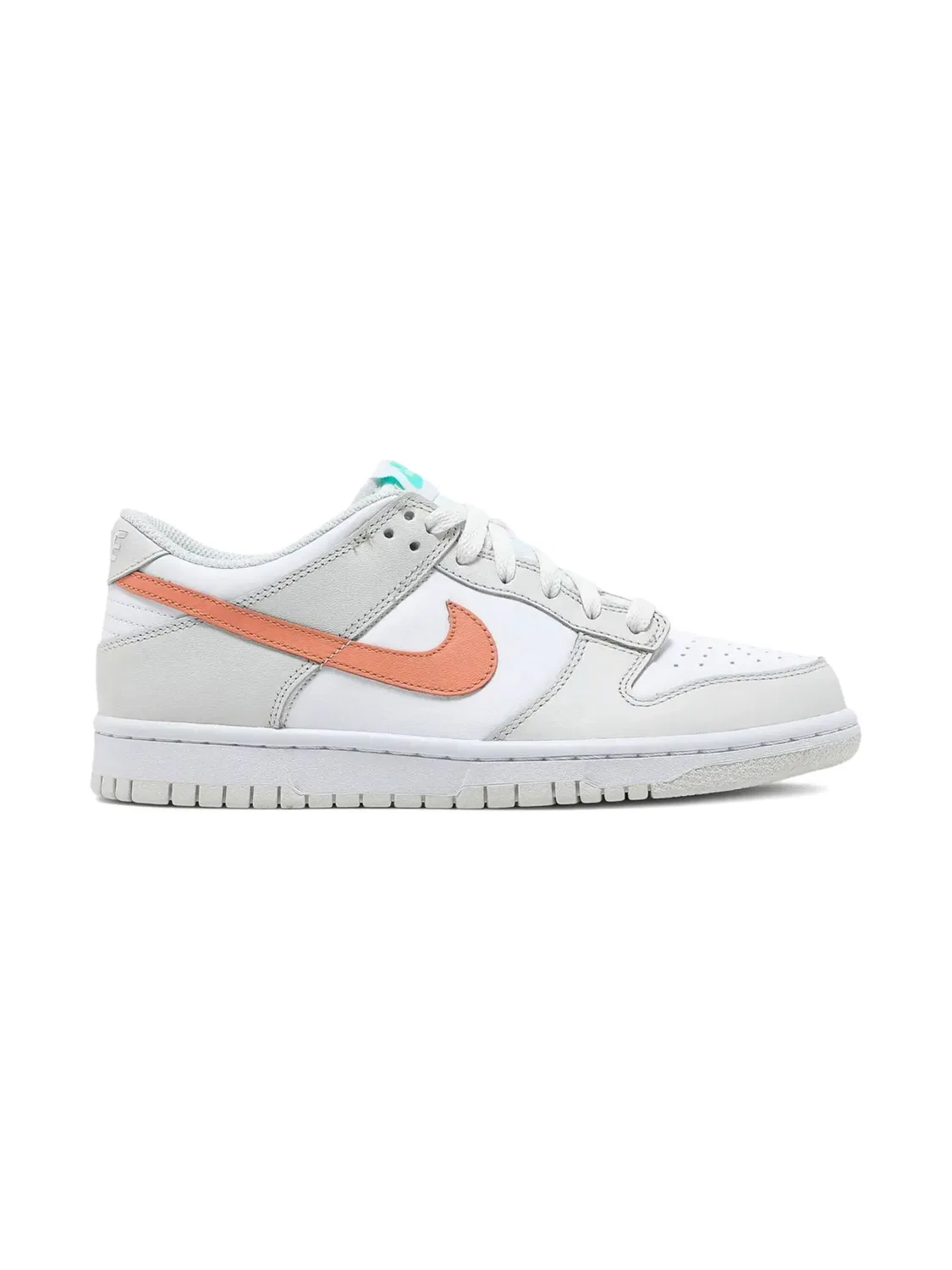 Кроссовки Dunk Low "Mismatch Swoosh - Tropical Twist" Nike, белый