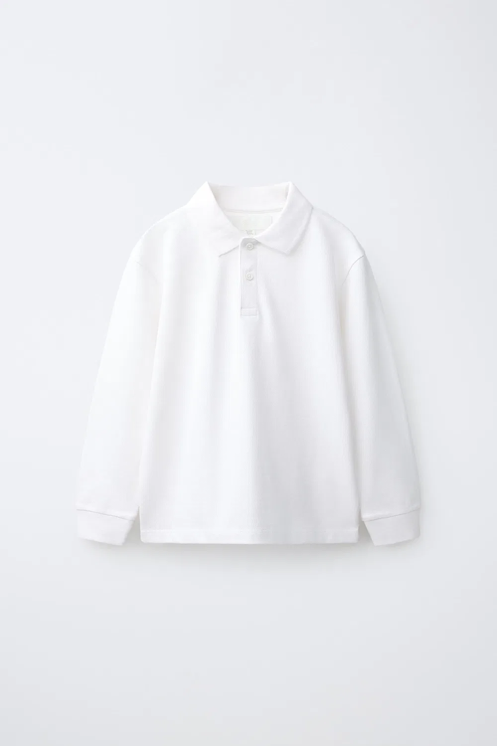 Простая рубашка поло ZARA, White