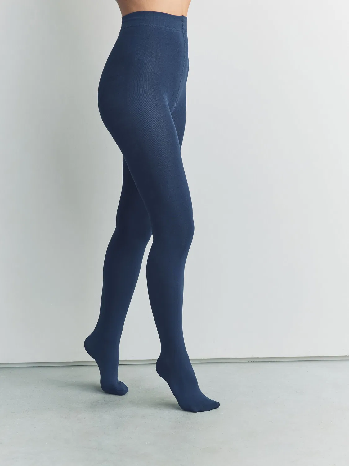 Колготки термо с флисовой подкладкой Next, Navy Blue