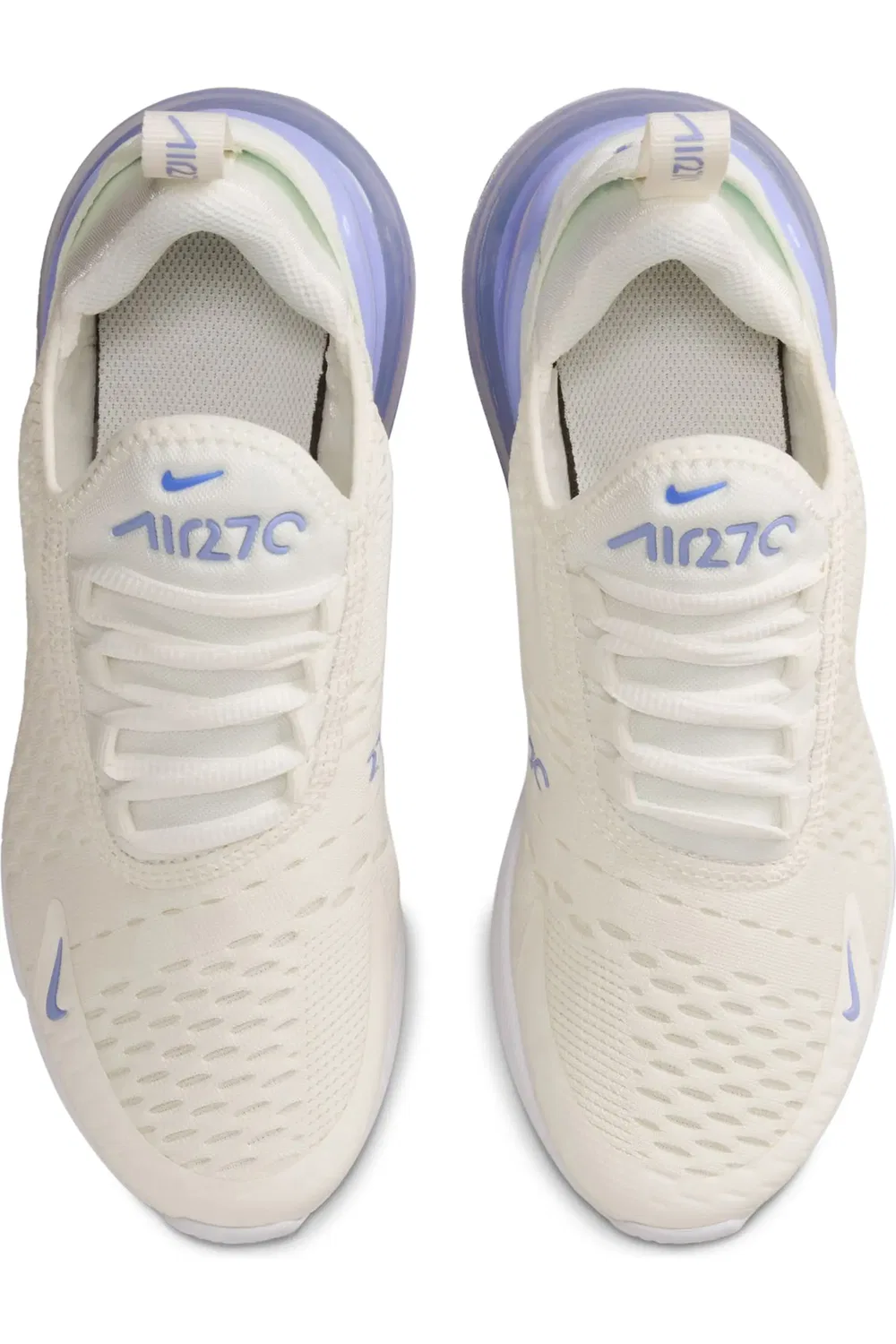 Детские кроссовки на амортизации Air Max 270 Nike, Sail/Light Thistle — фото 4