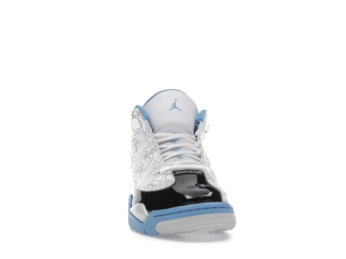 Детские кроссовки Lifestyle Jordan Dub Zero Jordan, White/Legend Blue/Black/Neutral Grey — фото 2