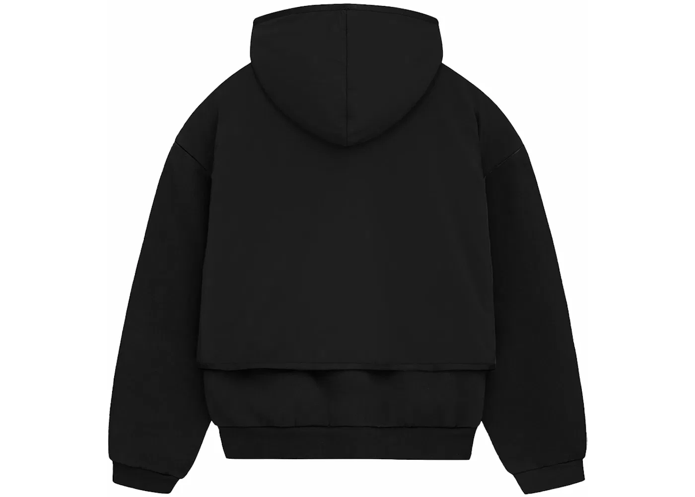 Мужской свитер из нейлона и флиса с капюшоном Fear of God Essentials Sweater, Jet Black — фото 2