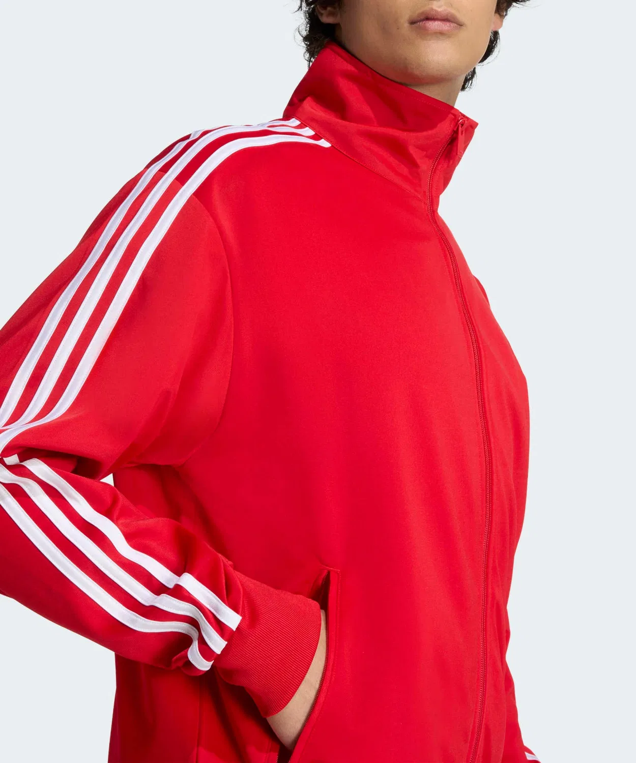 Мужская куртка-трактор с принтом Firebird Track Top Adidas, Red Other 2 — фото 4