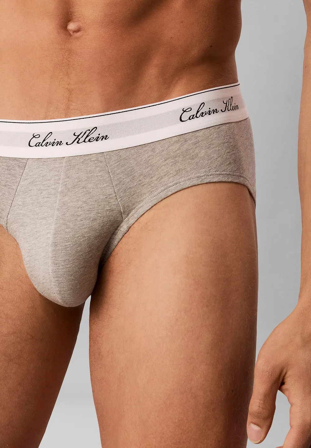 Комплект из 3 трусов Calvin Klein, Black Grey Heather Dark — фото 4