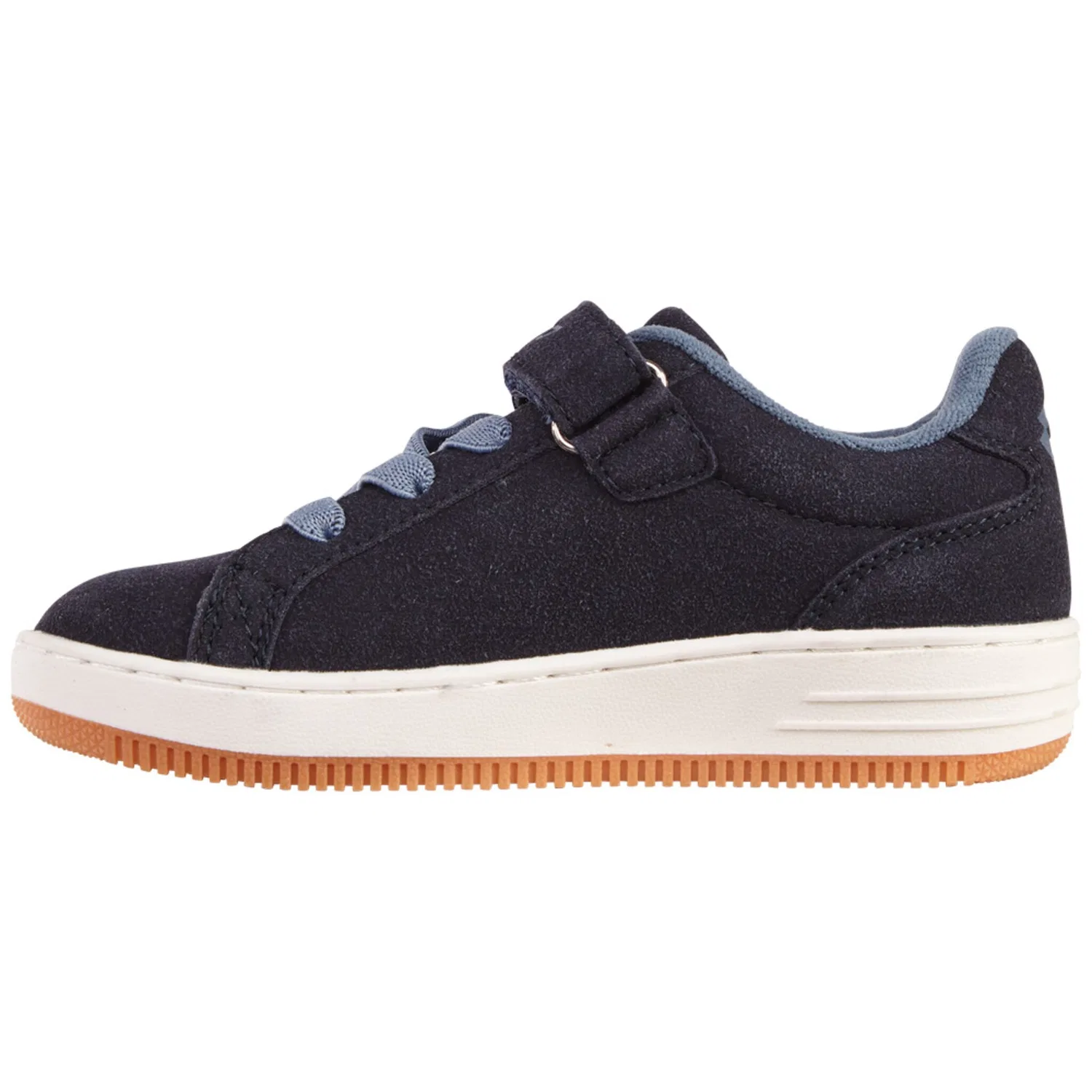 Детские ретро-кроссовки с широкой шнуровкой Lotto, Navy-Midblue — фото 2