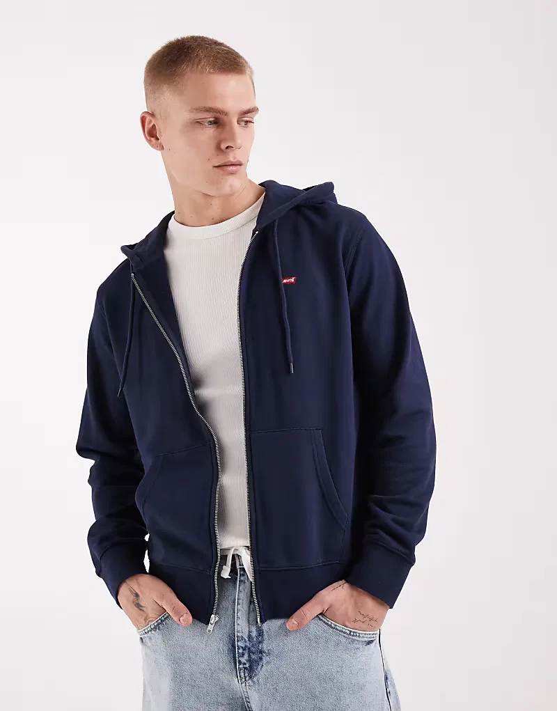 Свитшот original hallmark с логотипом Levi's, средне-синий