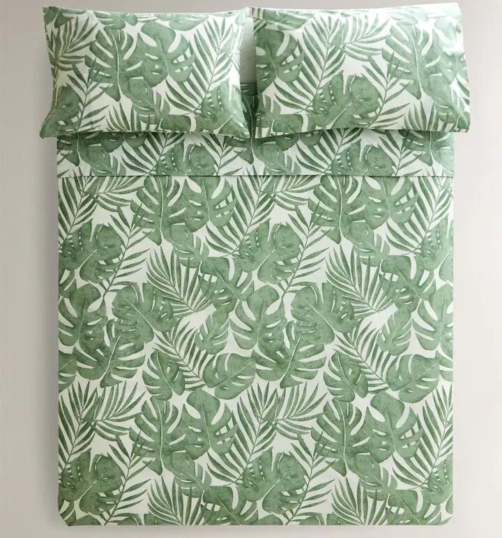 

Пододеяльник Zara Home Tropical Leaves Print