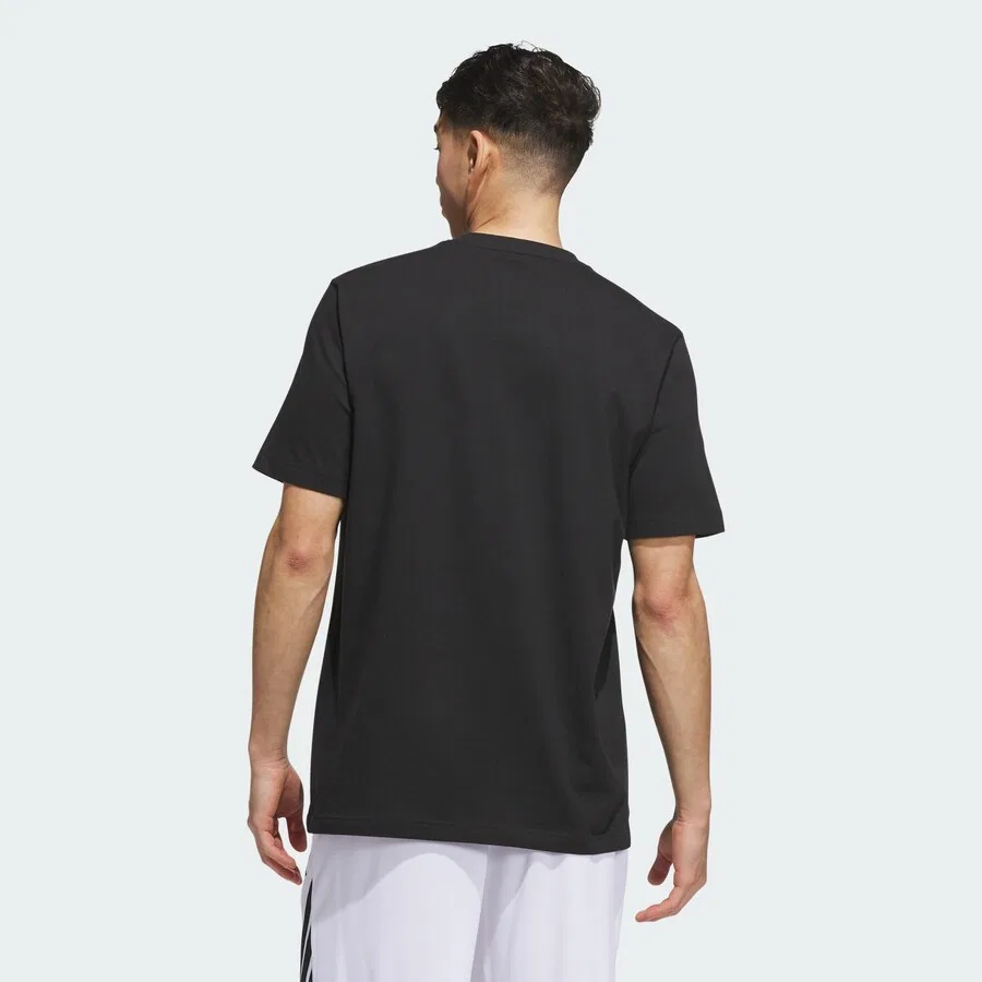 Футболка ADIDAS PERFORMANCE Performance Shirt 'That Dawg in Em' черного цвета — фото 3