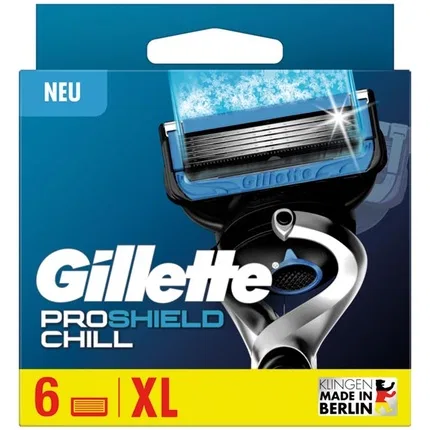 Сменные бритвенные лезвия Gillette Proshield Chill, 6 шт.