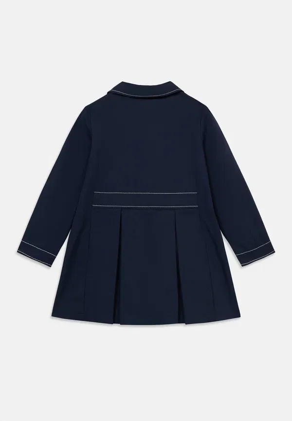 Пальто хлопковое Trenchcoat Marni, midnight темно-синий — фото 2