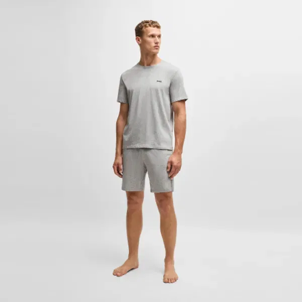 Футболка с вышитым логотипом Boss, Regular Fit, белый — фото 2
