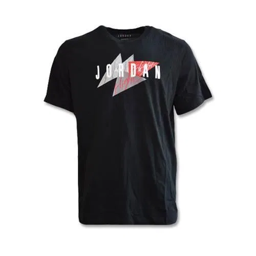 Мужская хлопковая футболка Jumpman Air Crew Nike, Schwarz