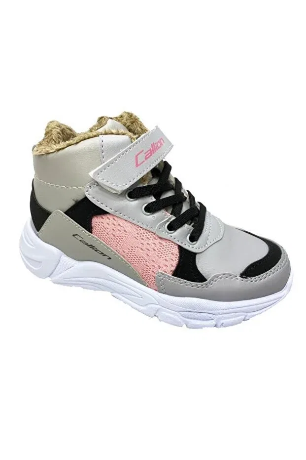 Детские спортивные туфли для девочек на липучке Callion, Gray