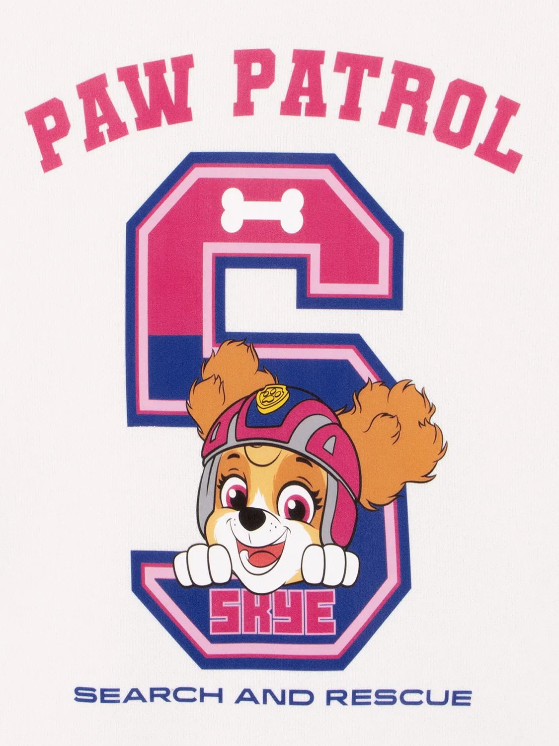Свитшот с принтом Skye, PAW Patrol Character, белый — фото 2