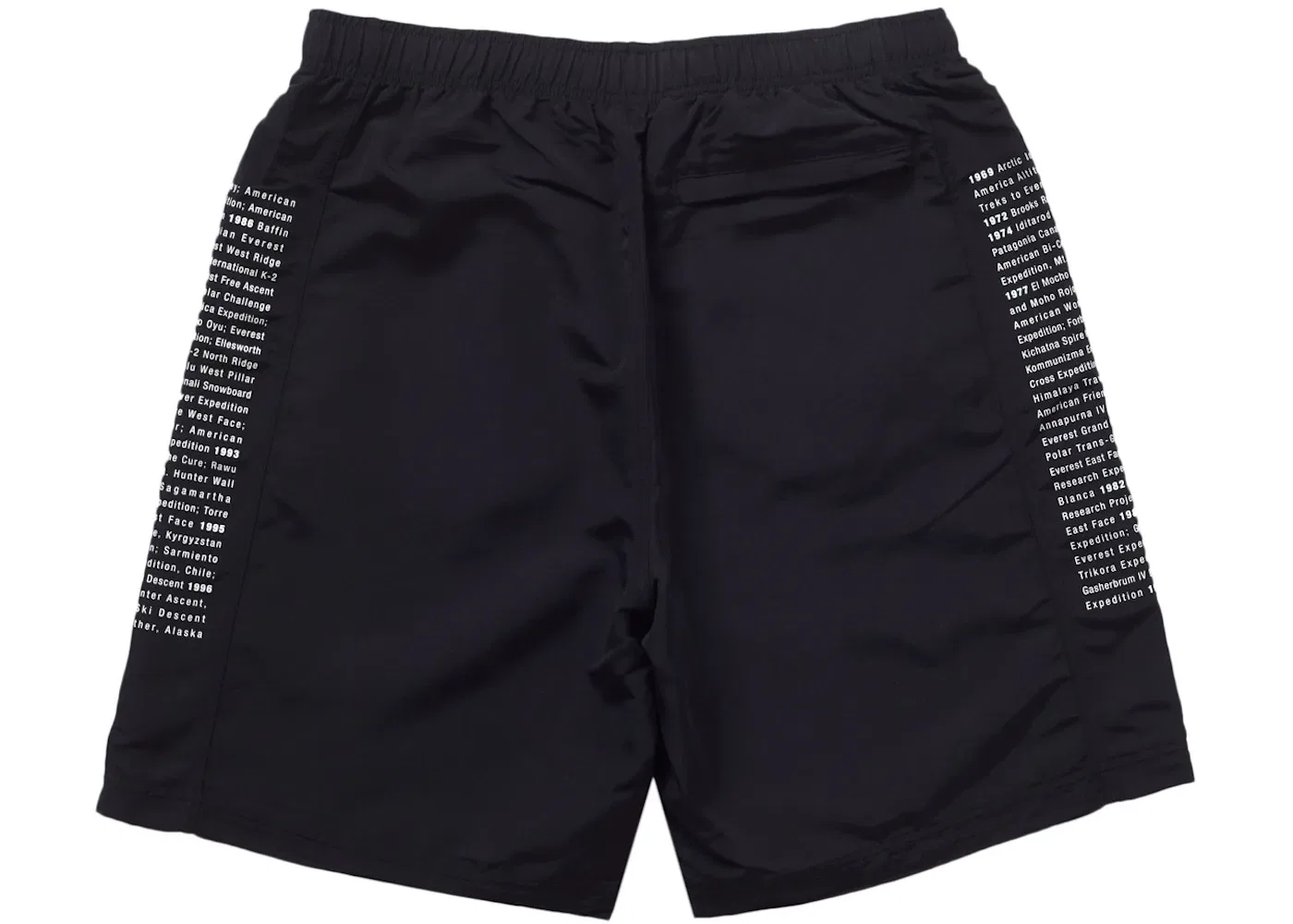Мужские шорты из нейлона с принтом Supreme The North Face Short, Black — фото 3