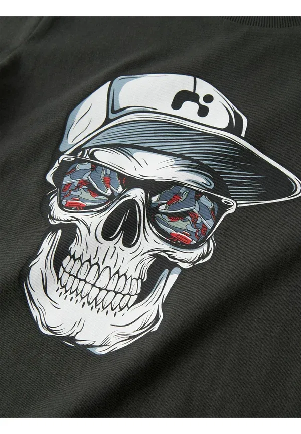 Футболка с принтом Print T-shirt Name It, Peat — фото 3