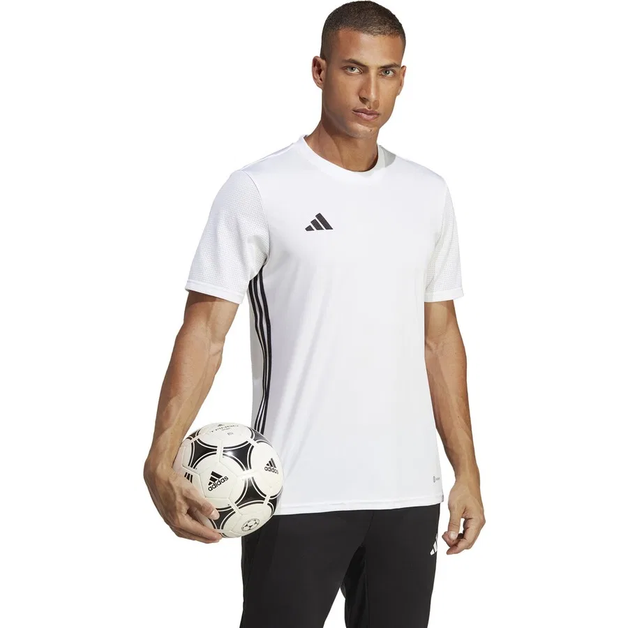 Футболка спортивная с принтом Performance H44526 Tabela 23 Jersey adidas, Бело-черный — фото 4